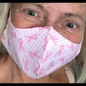 NWT Breast Cancer Survivor mask